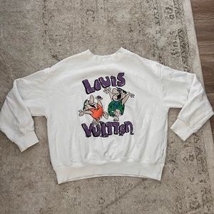 Designer inspired flinstones crewneck